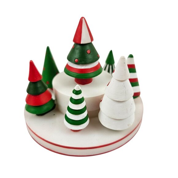 Yankee Candle Capper Our America Stay On Tops Christmas Trees Holiday NWT - Picture 3 of 9